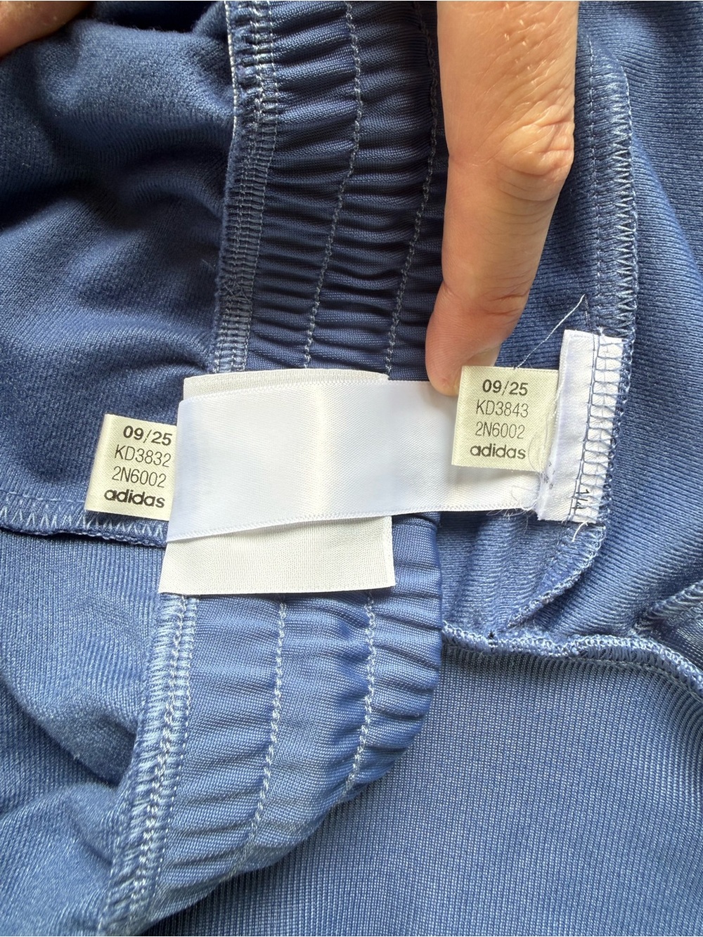 Adidas Originals Firebird Tracksuit Crew Blue White Size Large Jacket Pants - Picture 12 of 12